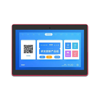 15.6インチ RK3566 NFC POE パワー タブレット PC 壁掛け ミーティング アンドロイド タブレット LEDライト付き