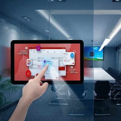 15.6インチ RK3566 会議室タブレット POE パワーと NFC サポート