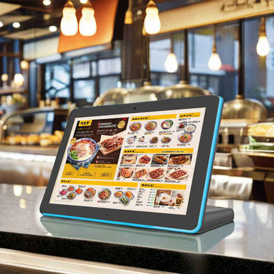 RK3399 プロセッサ 10.1 インチ レストラン タブレット POE NFC 5MP カメラ アンドロイド システム