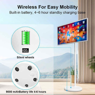 床立式 モバイルテレビ 垂直ディスプレイ 27インチ 調整式 ローラブル スマート スタンドバイミー テレビ
