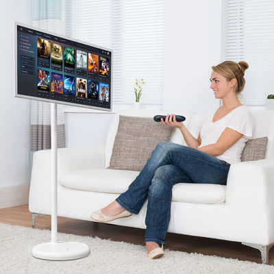 21インチの床 スタンドバイミーテレビ ポータブル モバイル スマートテレビ
