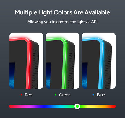 LEDライト付き会議室予約用タブレットPC