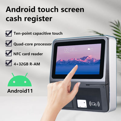 サーマル転写プリンター技術 11.6インチ Android POS キオスク スーパーマーケット レストラン向け 4GB 32GB NFC 58mm タッチスクリーン