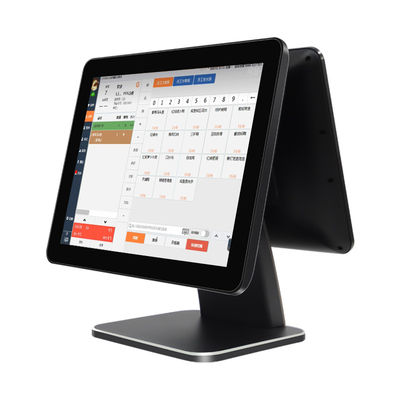 15.6インチ タッチスクリーンPOSレジ Win7/10対応 レシートプリンター ホテル 銀行 セルフサービスキオスク コードスキャナー 支払い