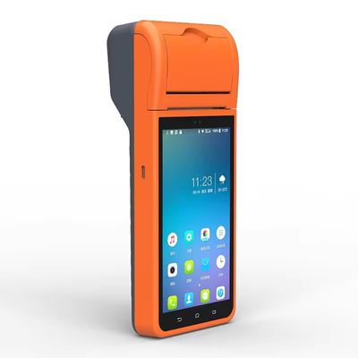 モノクロムプリンター出力型 5.5-インチ Android 8.1 PDA POS ターミナル