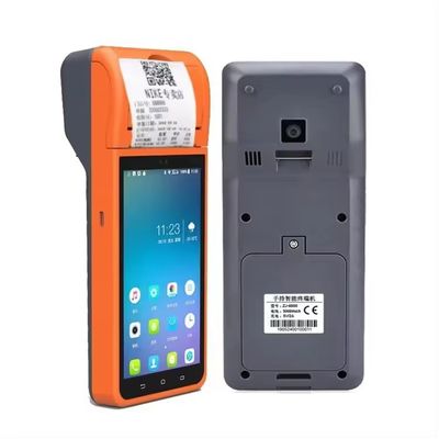 5.5インチ ハンドヘルド Android POSシステム キャッシュレジスターマシン タッチスクリーン モバイルPOSターミナル WiFi USB NFC 決済 小売用 ブルー