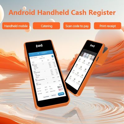 5.45インチ Androidシステム モバイルPOSマシン ハンドヘルド スマート キャッシャー ターミナル プリンター付き 出力タイプ モノクロ および Wifi