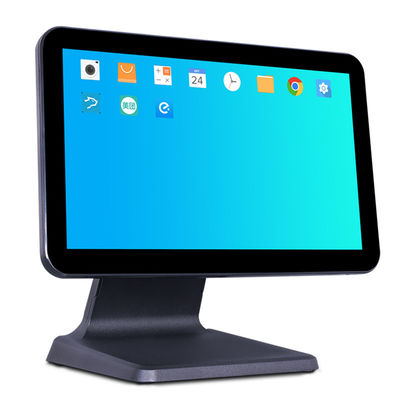 バーコードスキャナープリンタータイプ 15.6 インチ ウィンドウズ オールインワンタッチスクリーン POS マシン 小売キャッシュレジスタ 4 64G