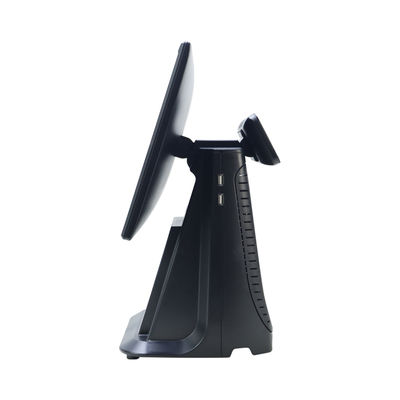 高性能15.6インチ I3プロセッサー タッチスクリーンPOSオールインワン スーパーマーケット小売POSレジ、カスタマーディスプレイ付き