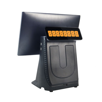 高性能15.6インチ I3プロセッサー タッチスクリーンPOSオールインワン スーパーマーケット小売POSレジ、カスタマーディスプレイ付き