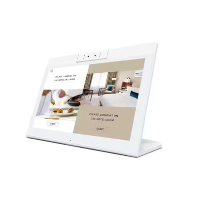 デスクトップ10.1インチL字型AndroidタブレットPC WiFi NFCタッチスクリーン クアッドコア スマートオフィス セルフサービスキオスク ビジネス利用