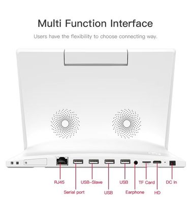 デスクトップ10.1インチL字型AndroidタブレットPC WiFi NFCタッチスクリーン クアッドコア スマートオフィス セルフサービスキオスク ビジネス利用
