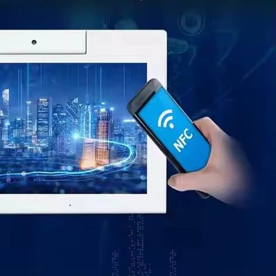 デスクトップ10.1インチL字型AndroidタブレットPC WiFi NFCタッチスクリーン クアッドコア スマートオフィス セルフサービスキオスク ビジネス利用