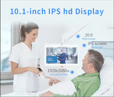 ウォールマウント 13.3インチ医療 アンドロイドタブレットPC タッチスクリーンWiFi 4G POE NFCコール機能 病院クリニック