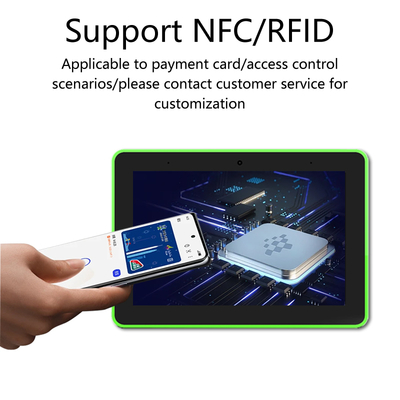 8インチ壁掛け業務用 タッチスクリーン POE NFC アンドロイドタブレットPC LEDライト付き デジタルサイネージディスプレイ ミーティングルーム予約システム