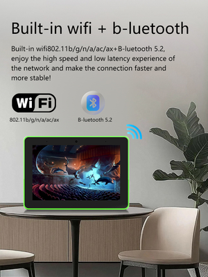 8インチ壁掛け業務用 タッチスクリーン POE NFC アンドロイドタブレットPC LEDライト付き デジタルサイネージディスプレイ ミーティングルーム予約システム