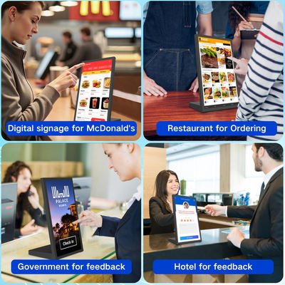 15.6インチ L字型 オクタ クアッド RK3576S Android タブレットPC ビジネスキオスク 内蔵バッテリー