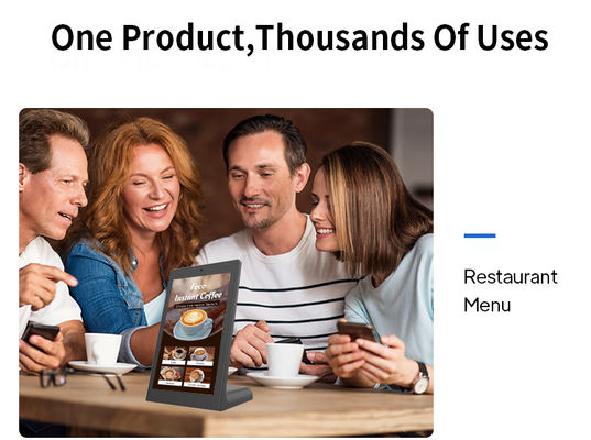 13.3インチ RK3568 L字型デスクトップAndroidタブレットPC POEビジネスキオスク レストランオーダー