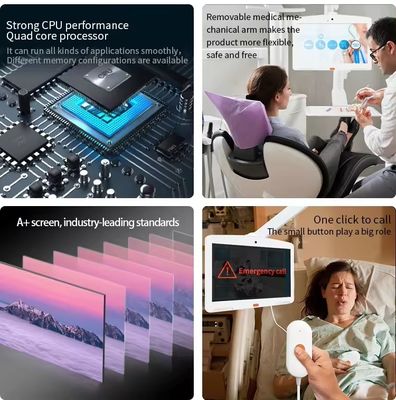 壁掛け 13.3インチ 1080p ヘルスケア wifi SIM カード ソルト アンドロイド タブレット PC 病院の看護師コールシステム