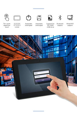 壁掛け32インチデジタルサイネージ広告ディスプレイAndroidタブレットPC POE NFC wifi機能