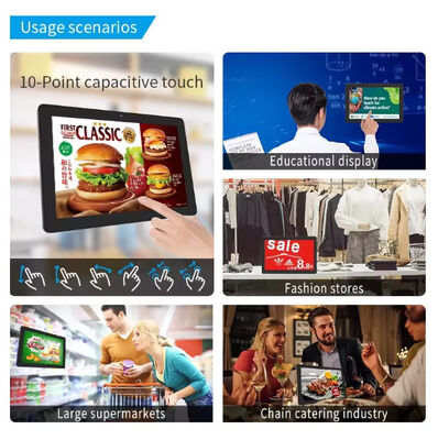 壁掛け式商用24インチRK3566 AndroidタブレットPCデジタルメニューボードディスプレイ（レストラン、カフェ、ショップ向け）
