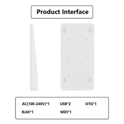 32インチ Android 14 屋内 SDK 壁掛け AI デジタルサイネージ広告タッチスクリーンポスターディスプレイ バーチャルヒューマン ショップ ホテル