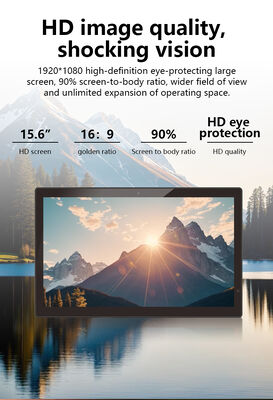 壁掛け 15.6インチ 1080p IPS Win 10 OS タブレットPC POE NFC RJ45 Wi-Fi タッチスクリーン ビジネス広告