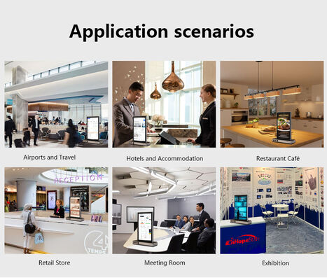 10.1インチデュアルディスプレイデスクトップAndroidオールインワンタッチスクリーン4GタブレットPC Wi-Fi POE電源 レストラン用オーダーキオスク