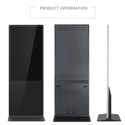 43インチ 床立体デジタルサイネージ LCD広告ディスプレイ タッチスクリーン スマートキオスク ポスタープレーヤー