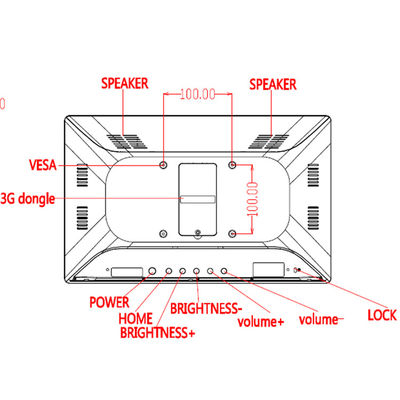 15.6インチ 超薄型 一体型タッチスクリーンPC (8GB ROM、WiFi、RJ45、PoE対応)