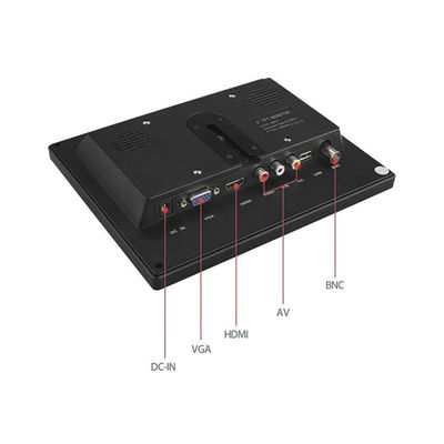 Hopestar 8インチ LCD CCTV モニター BNC,AV,HDMI & USB 入力