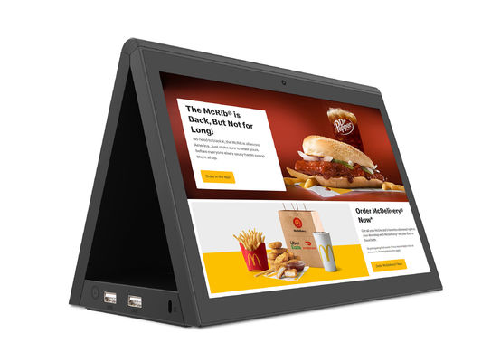 10インチアンドロイドタブレット 双画面 RK3288 デスクトップ POE 広告タブレット PC