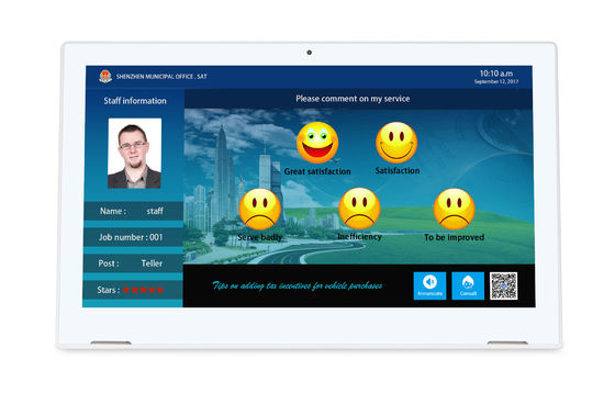 L形 1920×1080 13.3インチ オールインワン アンドロイド タブレット タッチスクリーン WIFI RJ45