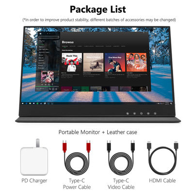 Bluetooth接続対応プロフェッショナルワイヤレスType-Cタッチスクリーンモニター