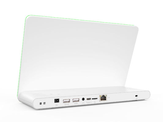 10.1インチ Android 8.1 オールインワンタッチスクリーンPC LEDライトバーおよびクアッドコアCortex A7プロセッサ搭載