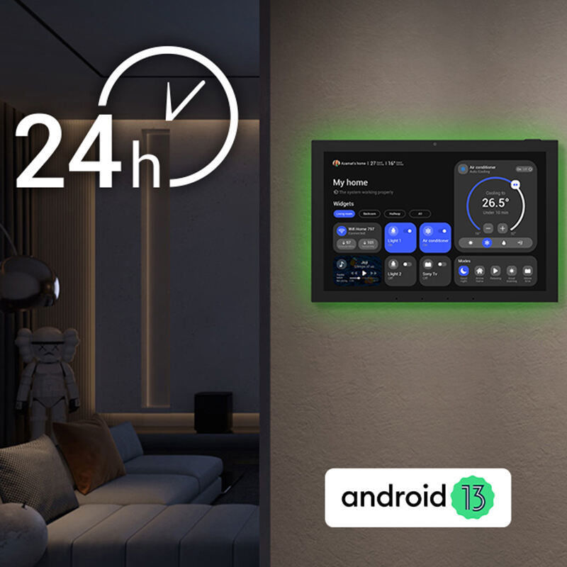 スマートホーム 15.6 インチ Android ウォールマウント タブレット