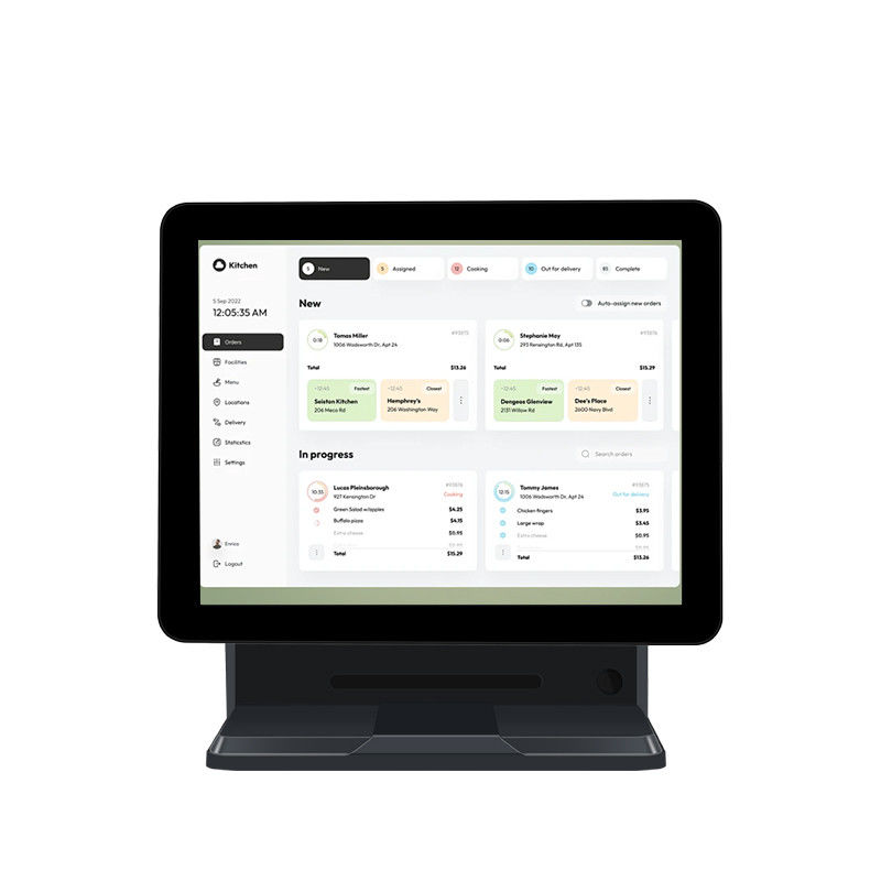 15.6インチ N2840 POS マシン トッチスクリーン POS ターミナル