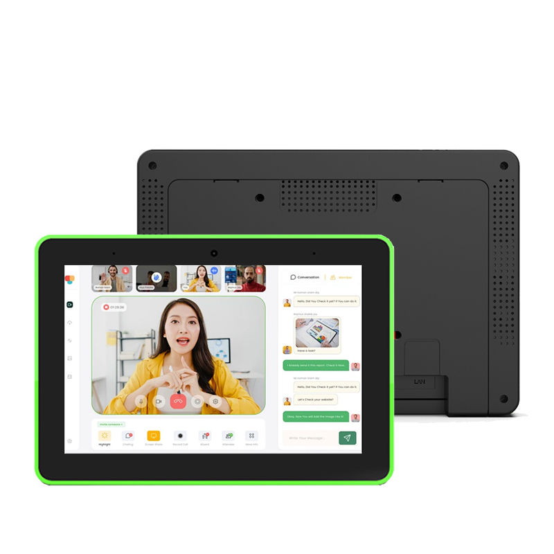 8インチウォールマウント Android タブレット 10ポイントキャパシティブタッチ,PoE,NFC